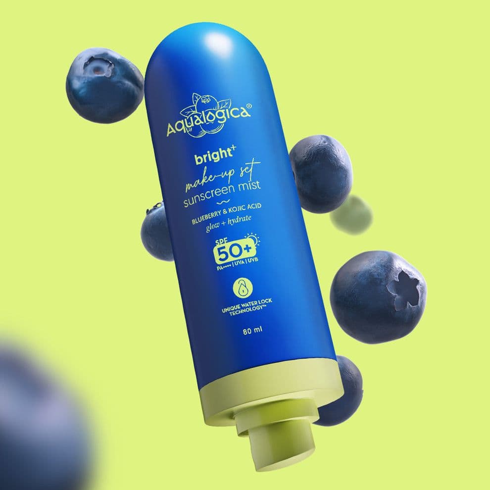 Bright+ Makeup-Set Sunscreen Mist SPF 50+ PA++++ with Blueberry & Kojic Acid