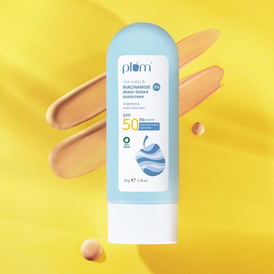 ☀️ Plum 3% Niacinamide Tinted Sunscreen (Sheer Matte Finish)