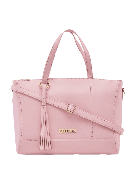 Caprese Andrea Medium Blush Satchel Bag