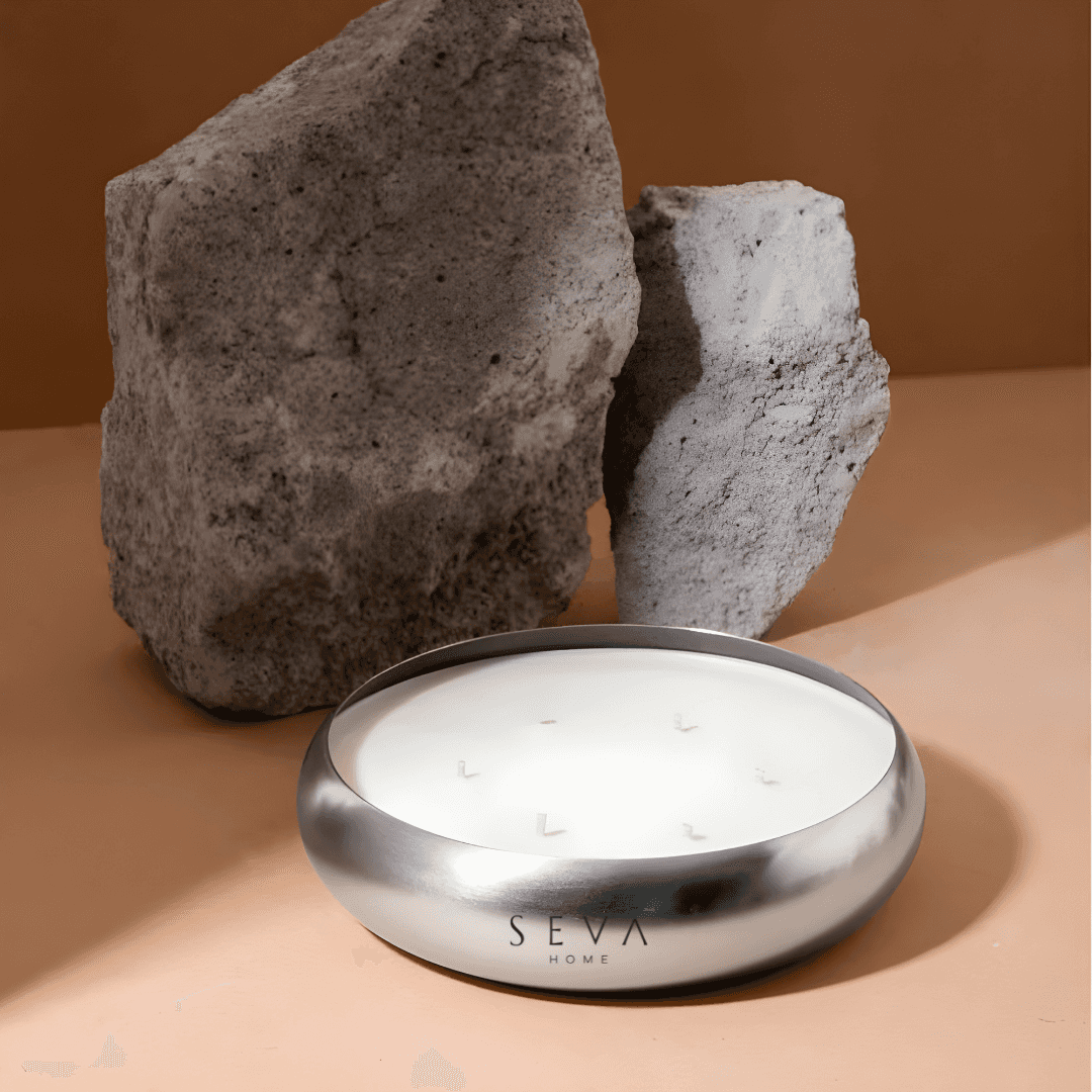 Medley Scented Candle - Aqua (Silver)