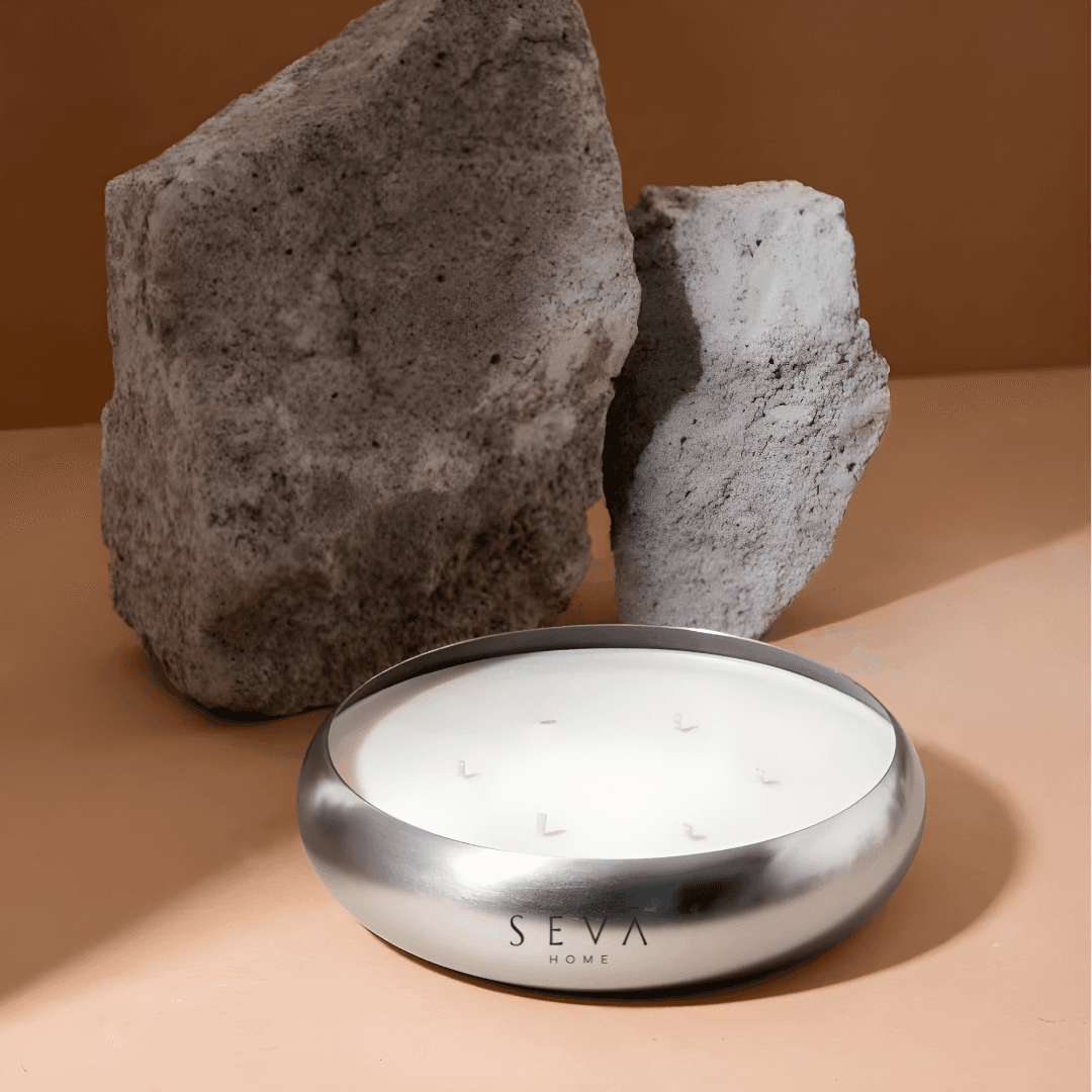 Medley Scented Candle - Aqua (Silver)