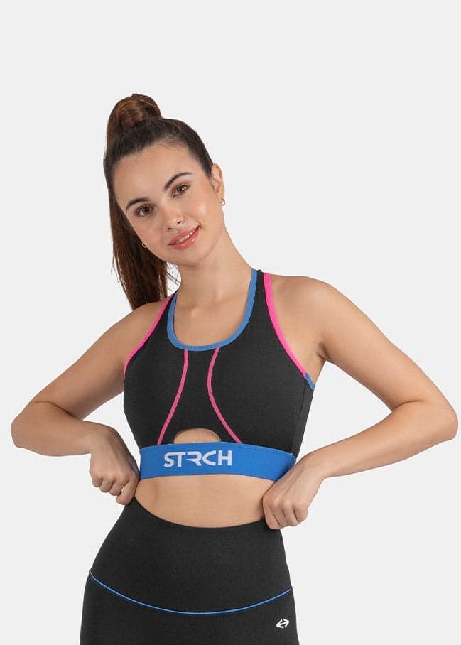 StrchFlex Light Performance Soprts bra - Black