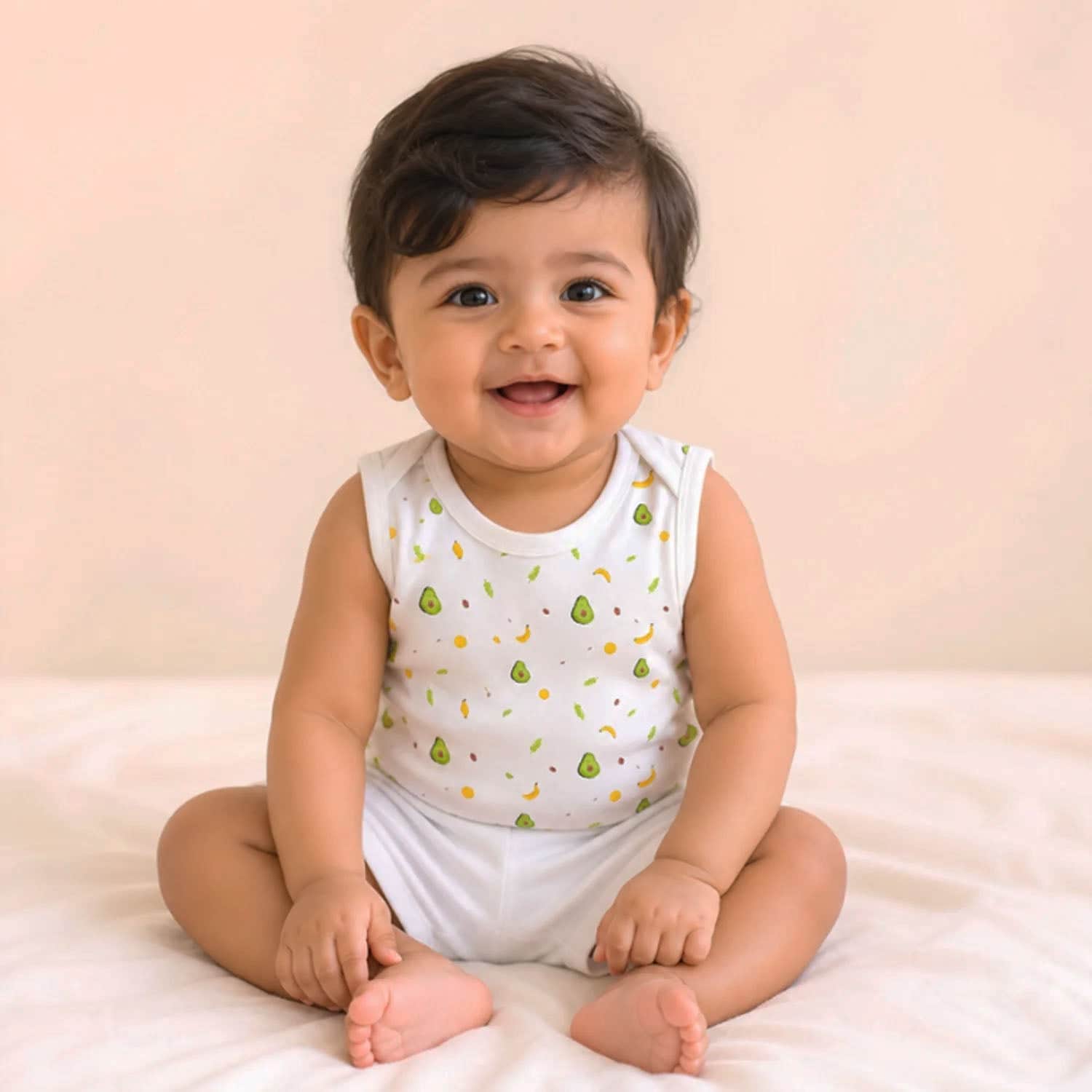 Baby Vest for Boys & Girls | Organic Cotton Baby Top For Newborns, Infants & Toddlers | Pack of 1