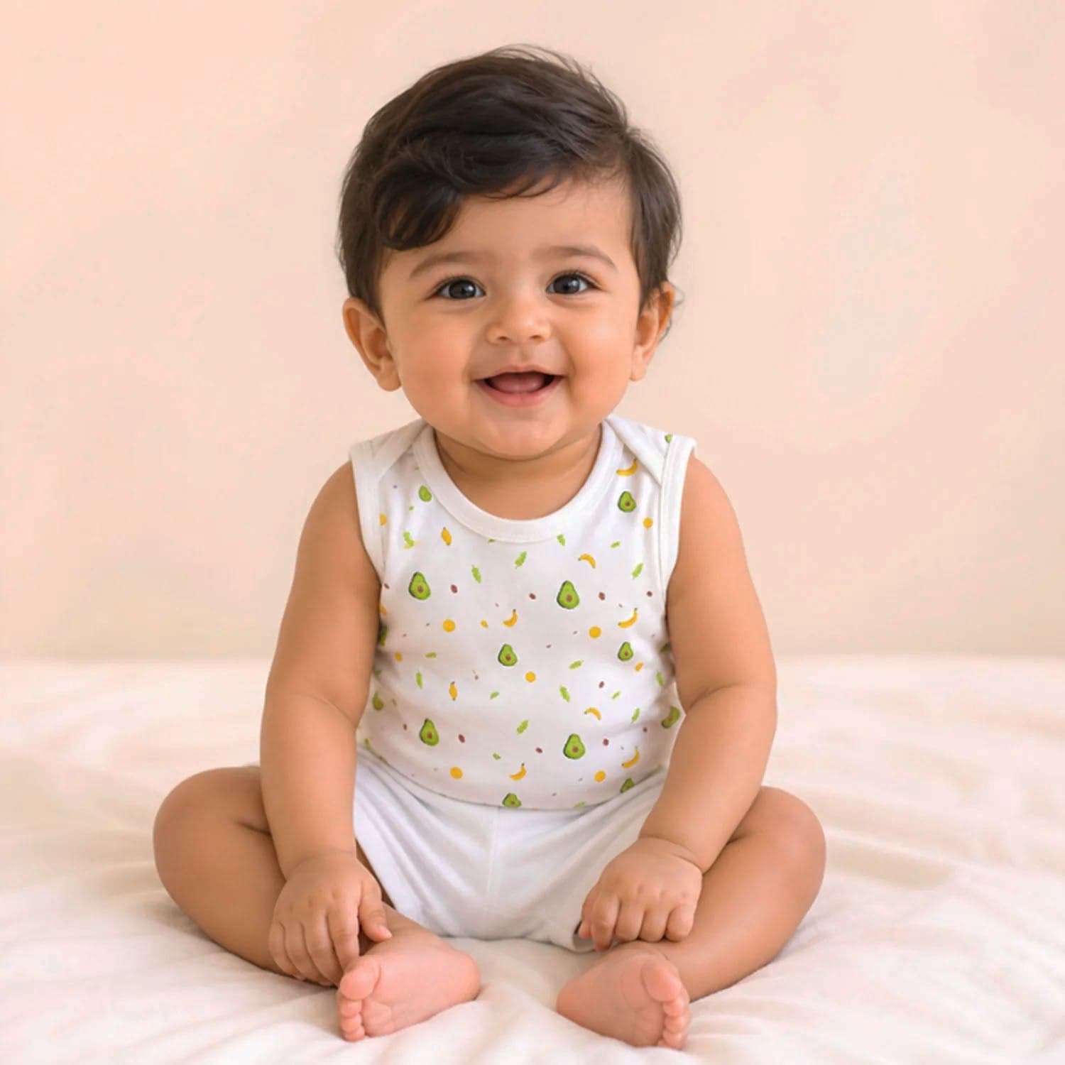 Baby Vest for Boys & Girls | Organic Cotton Baby Top For Newborns, Infants & Toddlers | Pack of 1