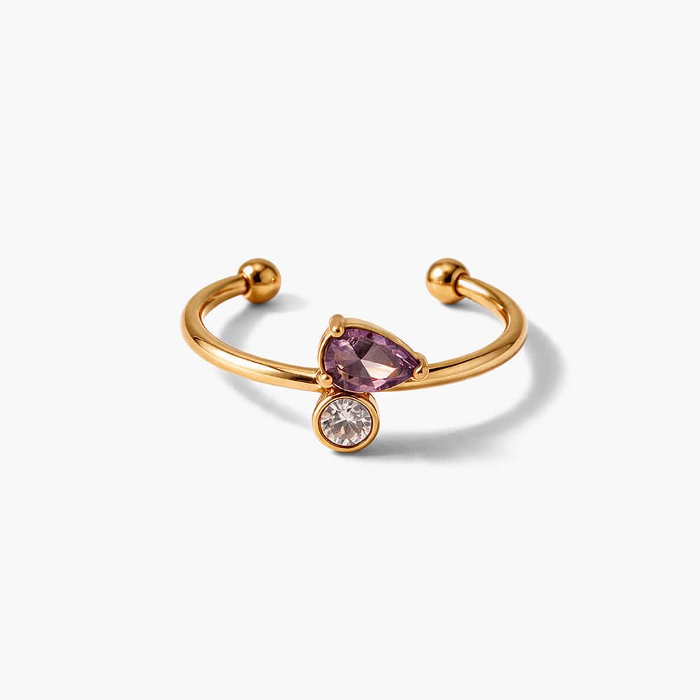 Pastel Crystal Ring