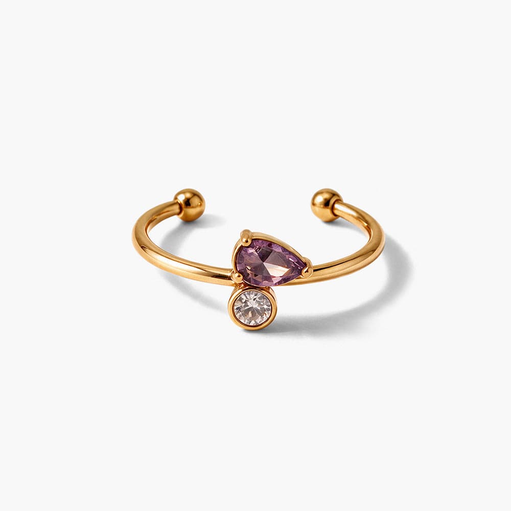 Pastel Crystal Ring