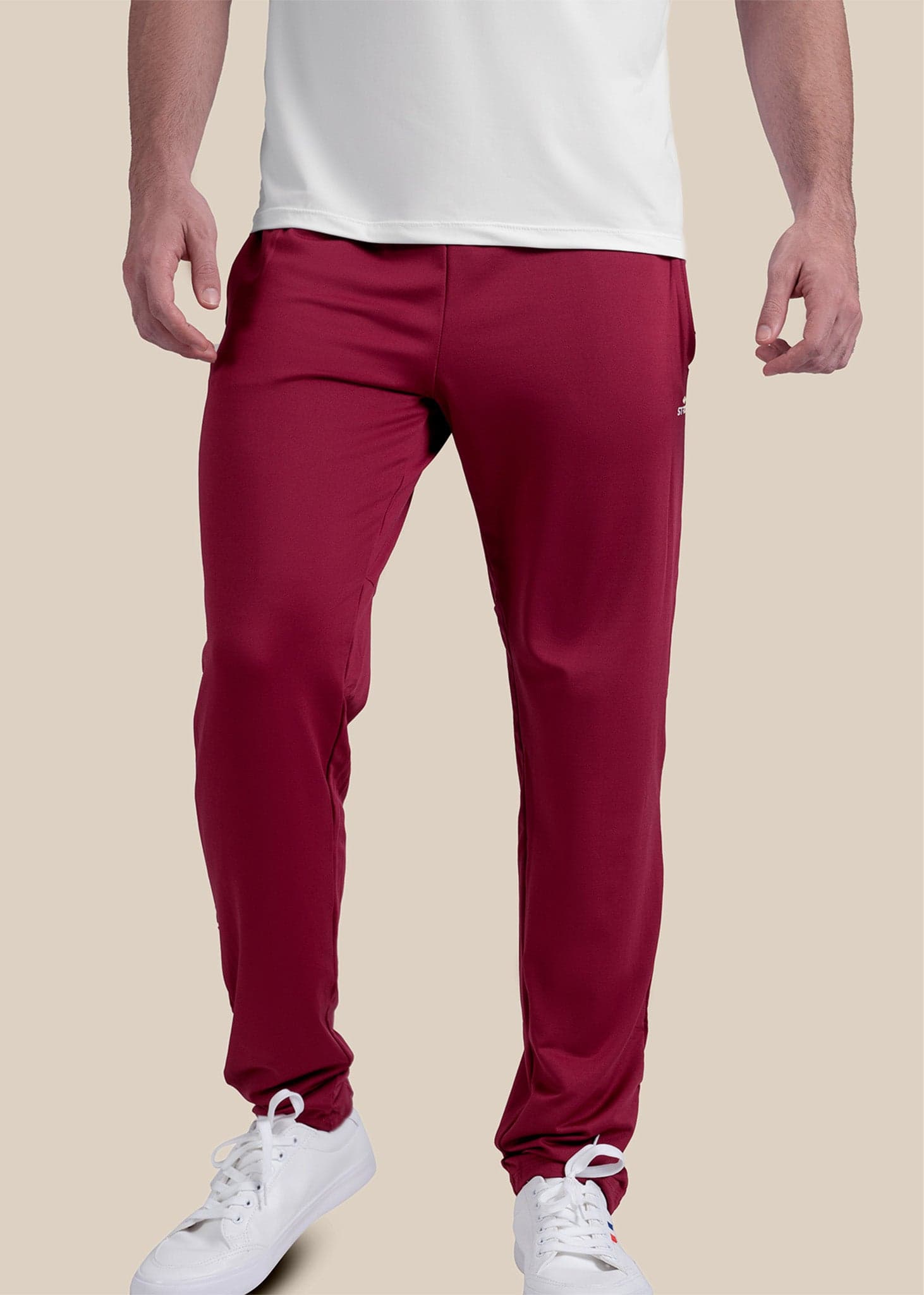 ProStrch Liner Training Trackpants - Maroon